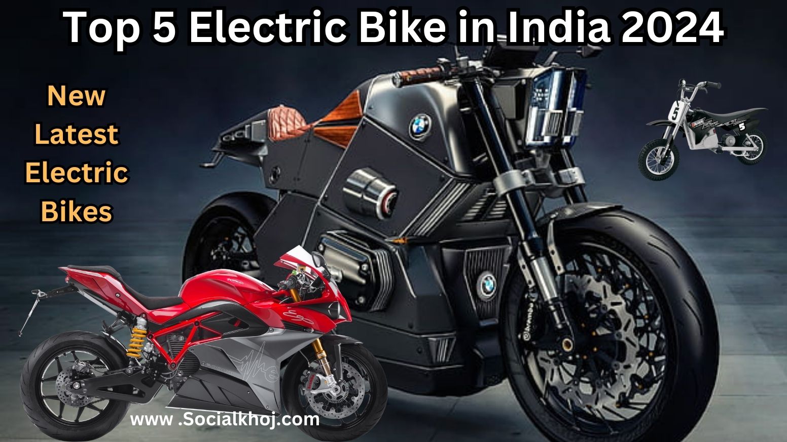 Top 5 Electric Bike in India 2024